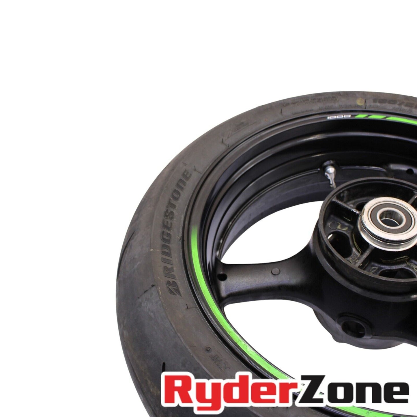 2016 - 2024 KAWASAKI NINJA ZX10R REAR WHEEL BACK STRAIGHT RIM BRIDGESTONE TIRE