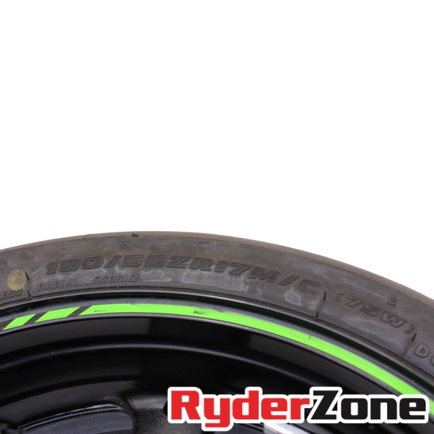 2016 - 2024 KAWASAKI NINJA ZX10R REAR WHEEL BACK STRAIGHT RIM BRIDGESTONE TIRE