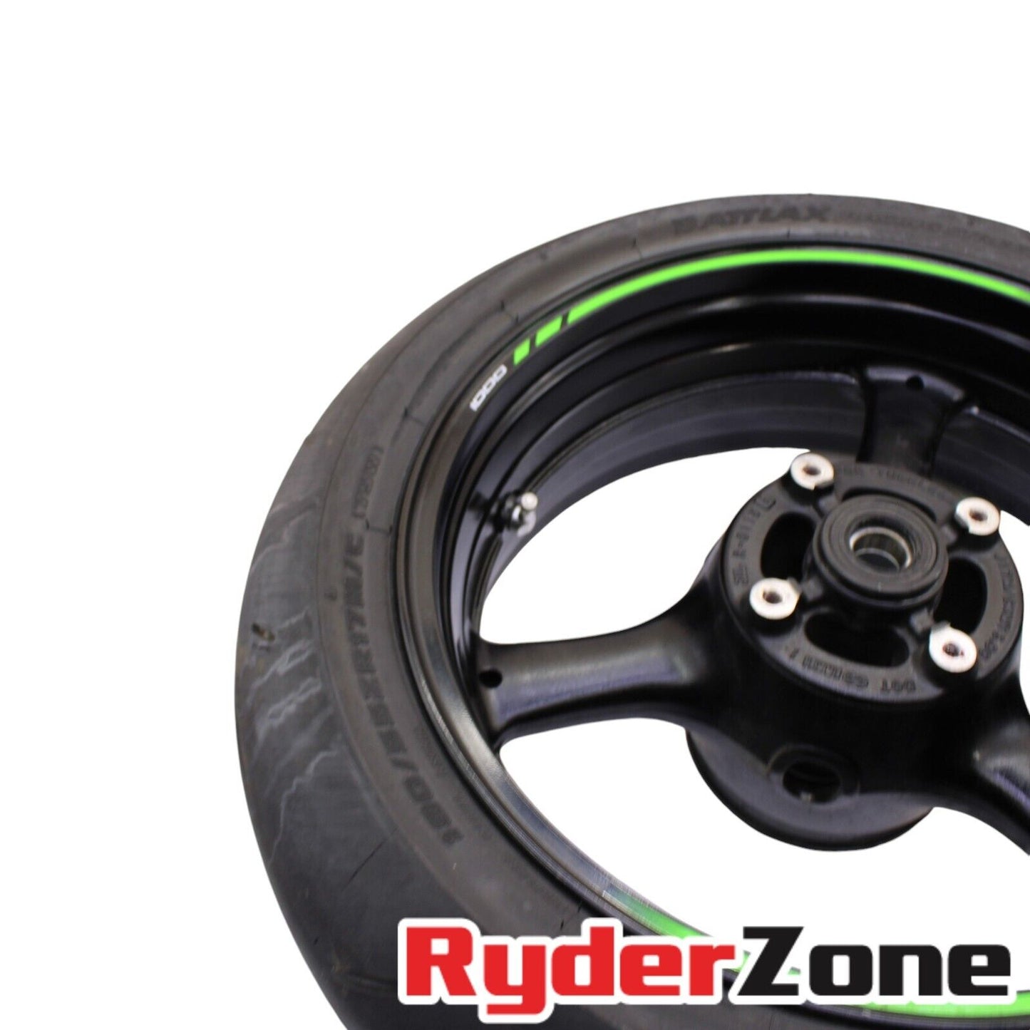 2016 - 2024 KAWASAKI NINJA ZX10R REAR WHEEL BACK STRAIGHT RIM BRIDGESTONE TIRE