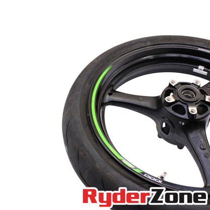 2016 - 2019 KAWASAKI NINJA ZX10 FRONT WHEEL RIM BLACK *DAMAGED*