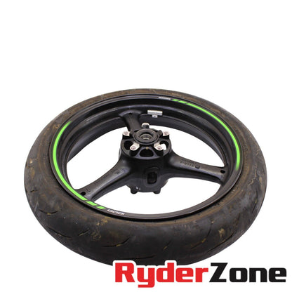 2016 - 2019 KAWASAKI NINJA ZX10 FRONT WHEEL RIM BLACK *DAMAGED*