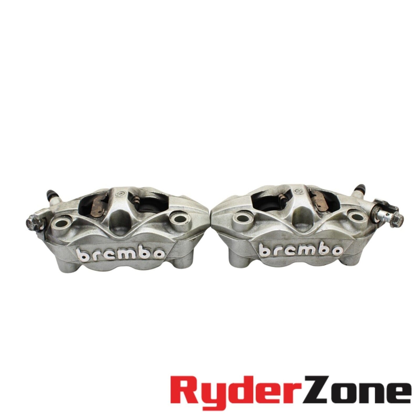 2011 - 2024 SUZUKI GSXR600 GSXR750 BREMBO FRONT BRAKE CALIPERS LEFT RIGHT SILVER