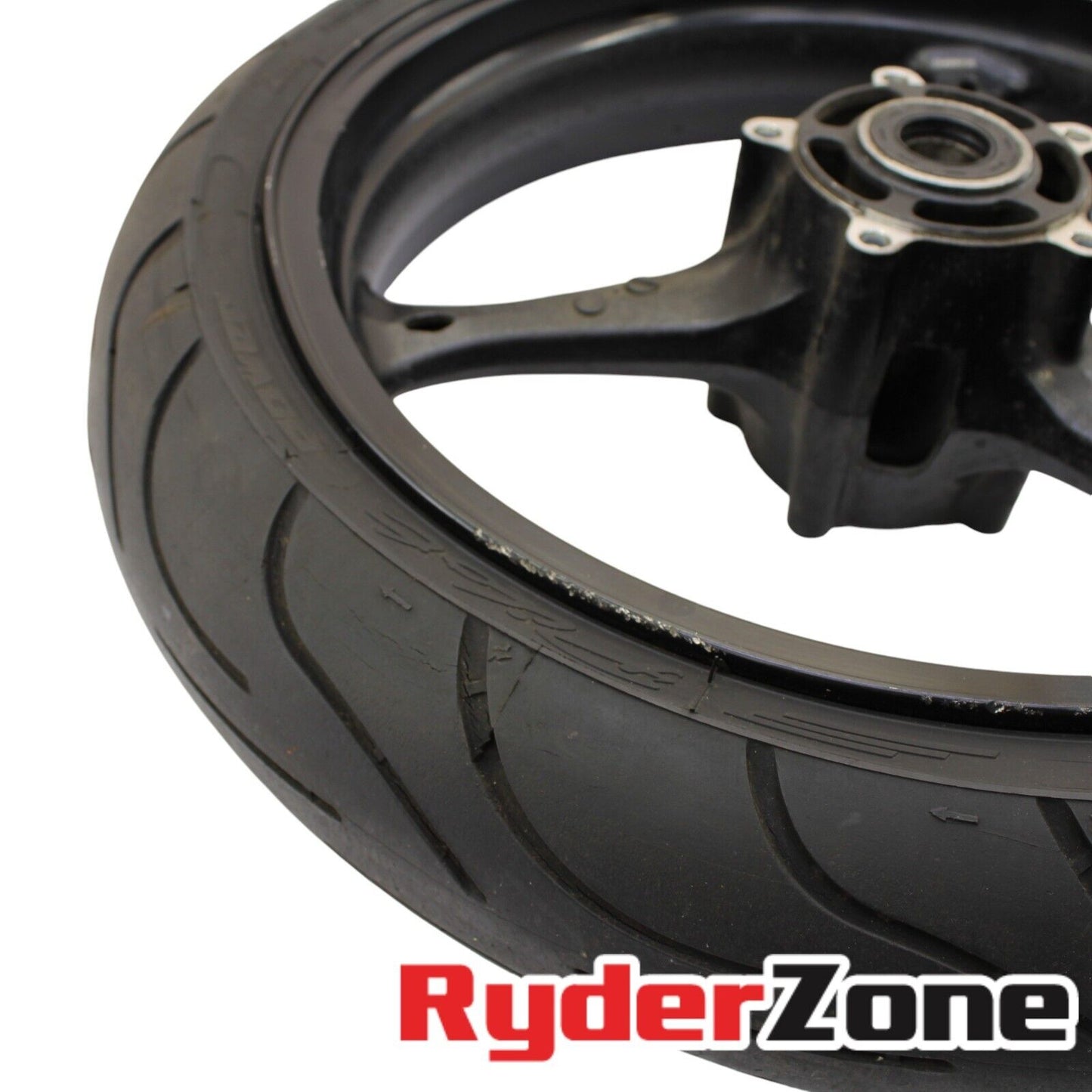 2006 2007 SUZUKI GSXR600 GSXR750 FRONT WHEEL RIM BLACK STOCK STRAIGHT