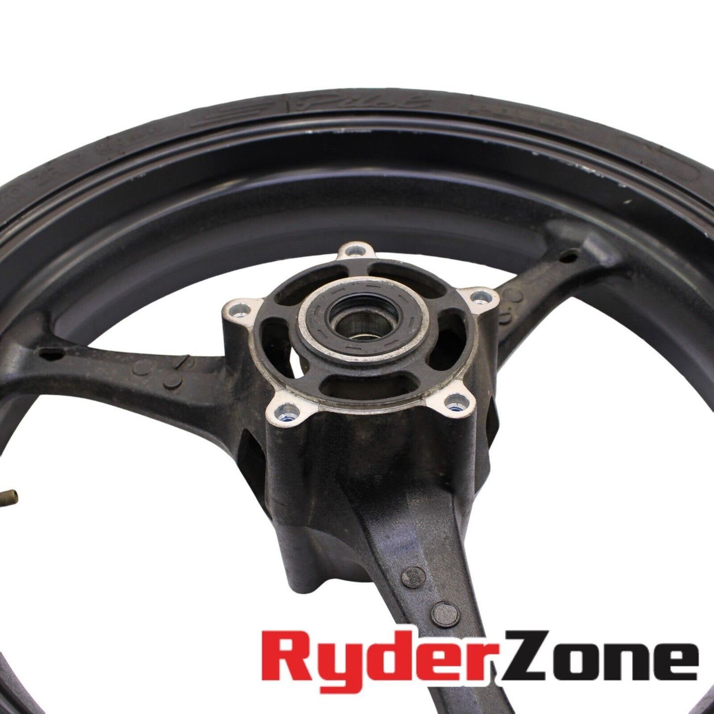 2006 2007 SUZUKI GSXR600 GSXR750 FRONT WHEEL RIM BLACK STOCK STRAIGHT