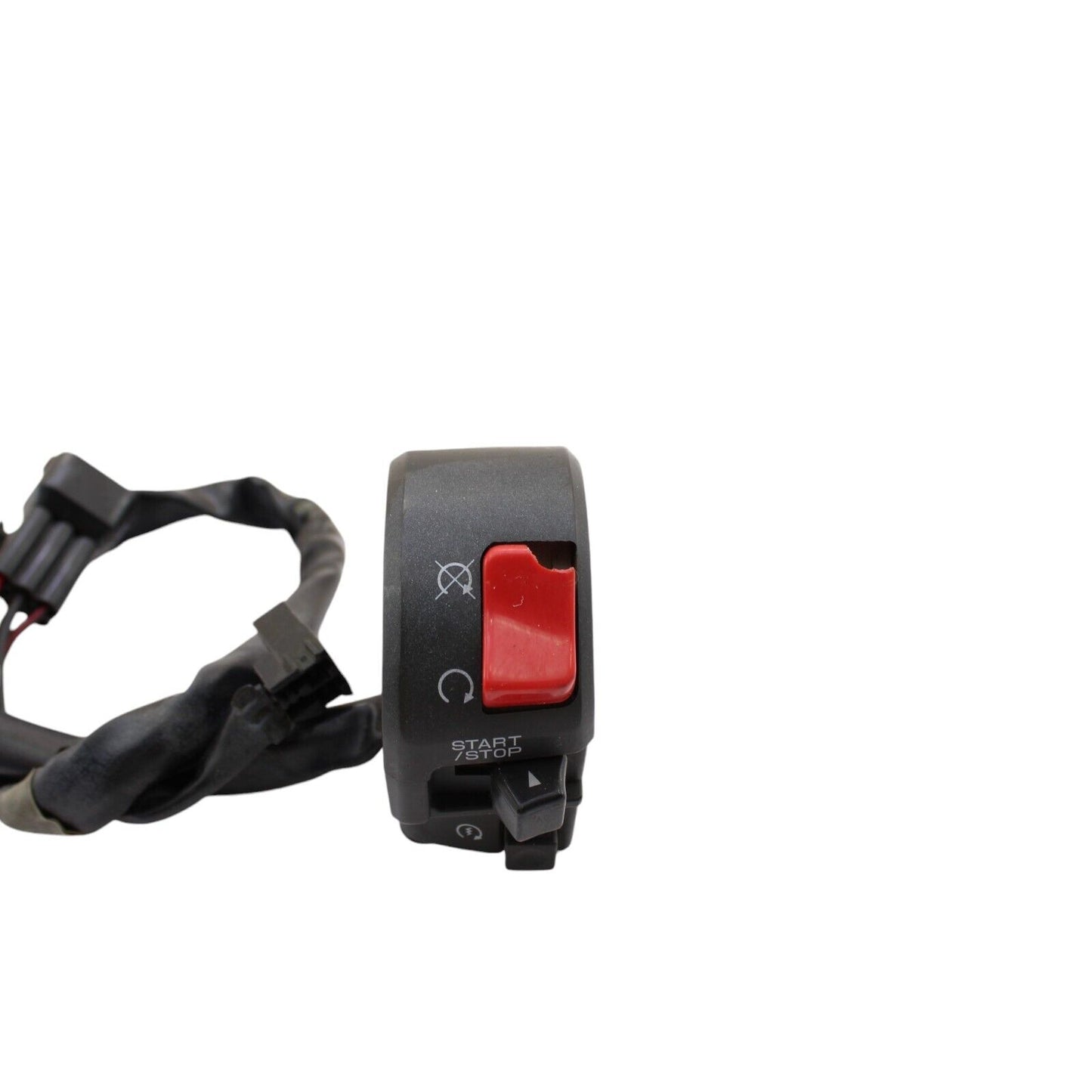 06 - 2011 KAWASAKI NINJA ZX14 RIGHT CONTROL HANDLE KILL SWITCH *DAMAGED BUTTON*