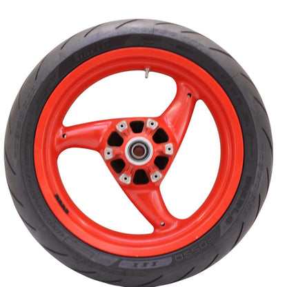 2000 - 2003 DUCATI MONSTER 750 WHEEL SET FRONT REAR RIM STRAIGHT RED STOCK