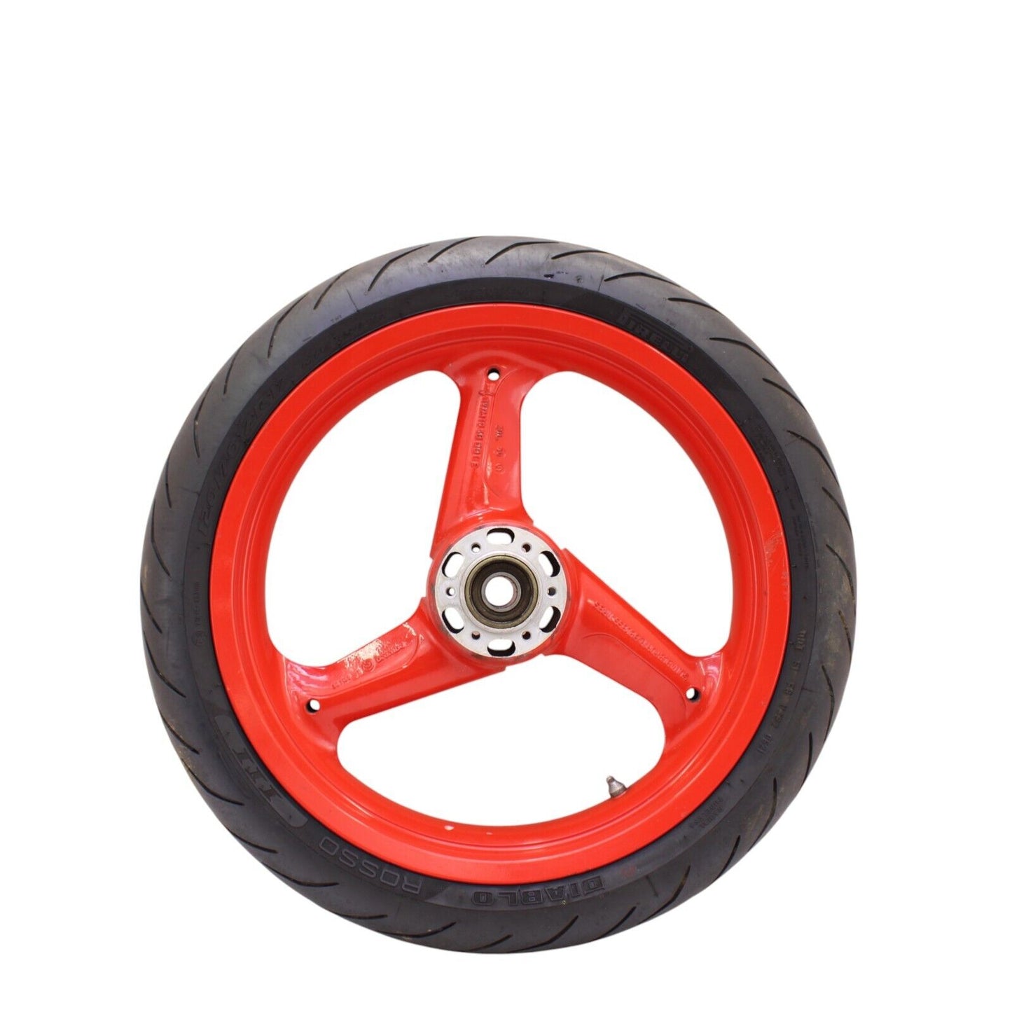 2000 - 2003 Ducati Monster 750 WHEEL SET FRONT REAR RIM STRAIGHT RED STOCK