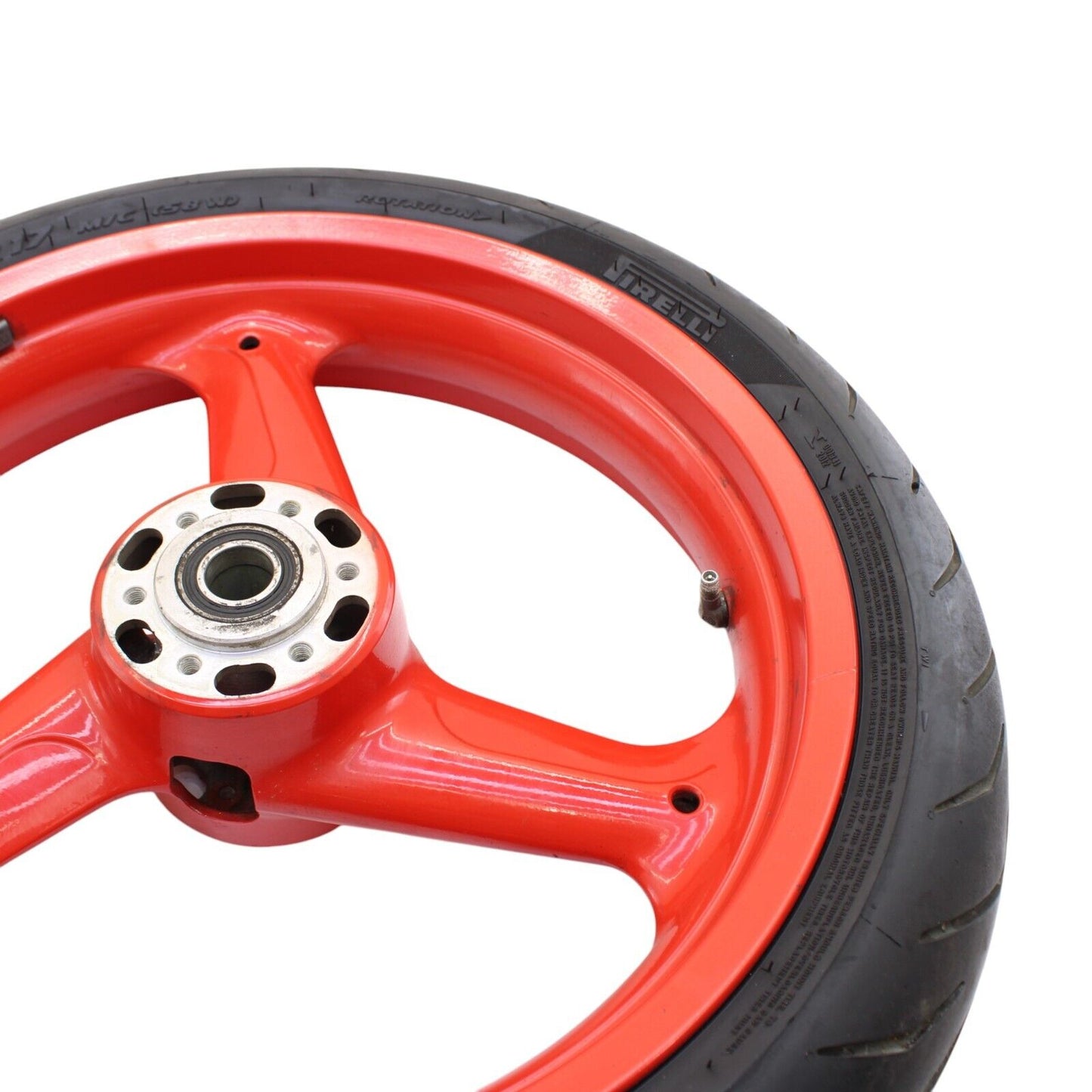 2000 - 2003 Ducati Monster 750 WHEEL SET FRONT REAR RIM STRAIGHT RED STOCK