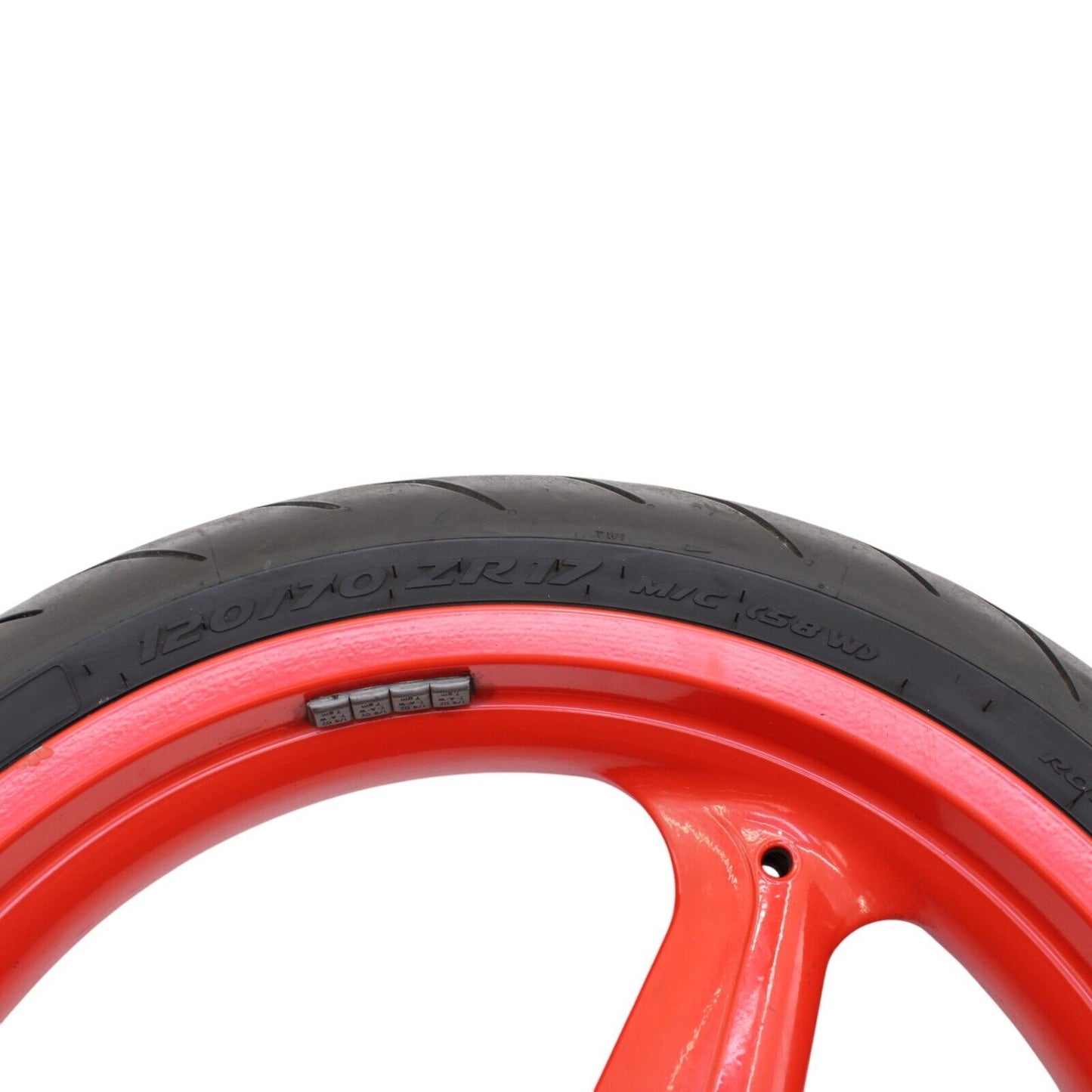 2000 - 2003 Ducati Monster 750 WHEEL SET FRONT REAR RIM STRAIGHT RED STOCK