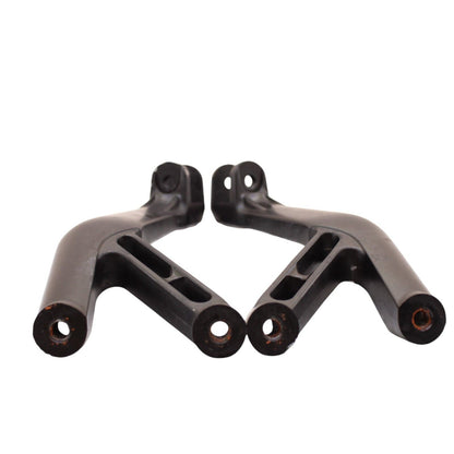 2015 - 2019 YAMAHA YZF R1 R1S PASSENGER PEGS REAR BLACK STRAIGHT BOLTS HARDWARE