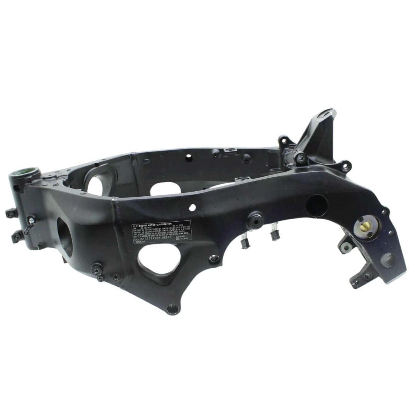 2007 2008 SUZUKI GSXR 1000 FRAME CHASSIS BLACK STRAIGHT RACE ONLY STUNT