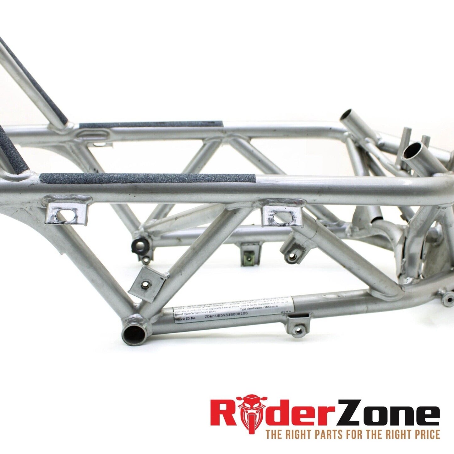 2003 - 2006 DUCATI 999 999S FRAME MAIN CHASSIS SILVER STOCK STRAIGHT