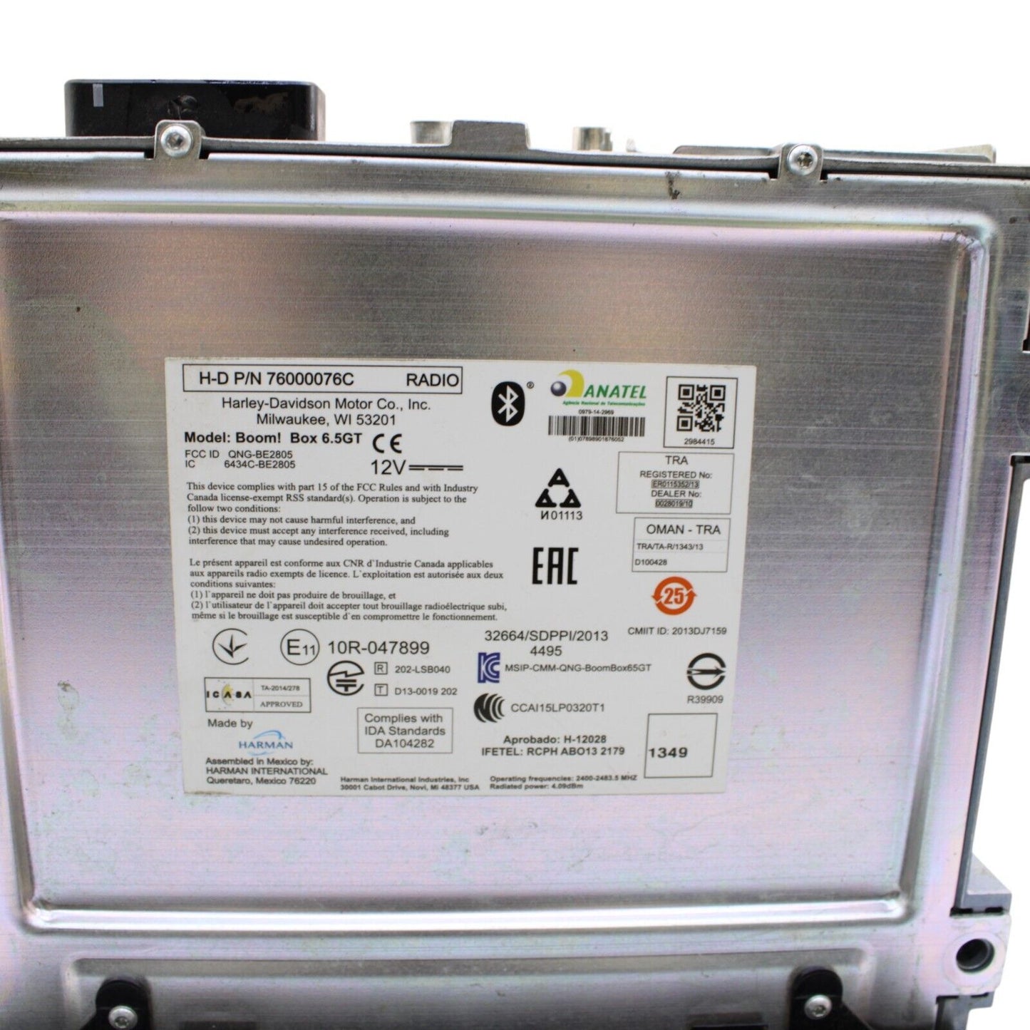 2018 - 2023 Harley Davidson Street Glide STEREO Navigation GPS Touchscreen STOCK