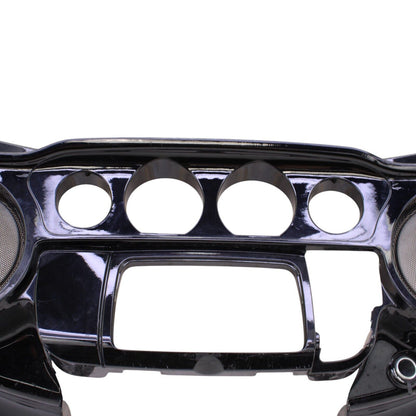 2017 - 2023 Harley Davidson Street Glide Dash Panel Black Front Fairing SPEAKERS