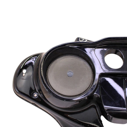 2017 - 2023 Harley Davidson Street Glide Dash Panel Black Front Fairing SPEAKERS
