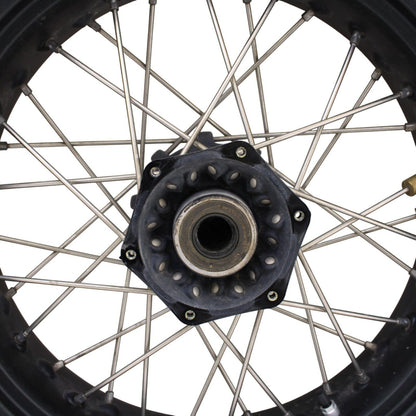 2017 - 2019 KTM 1290 ADVENTURE R WHEEL SET FRONT & REAR SPOKED BLACK STRAIGHT