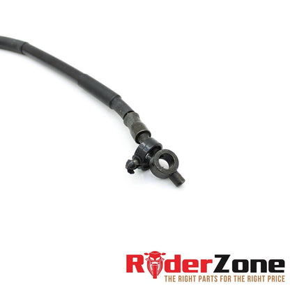 2006 2007 KAWASAKI NINJA ZX10R FRONT BRAKE HOSES CALIPER LINES BLACK STOCK