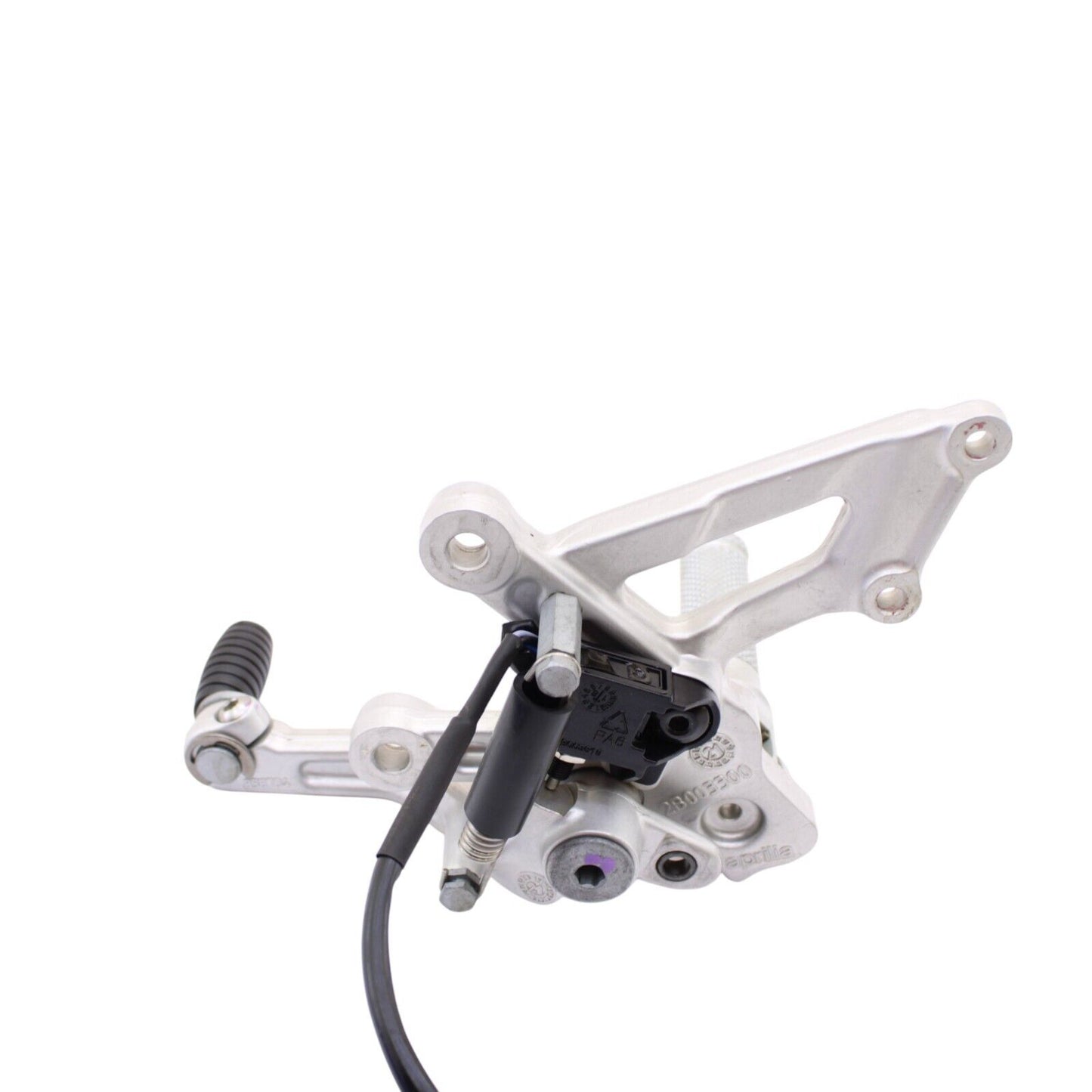 2021 -2024 APRILIA RSV4 RIGHT REARSET REAR SET DRIVER FOOT PEG REST STOP SILVER