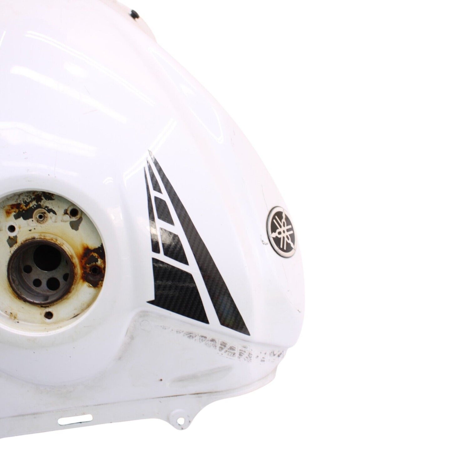 2008 - 2016 YAMAHA YZF R6 GAS TANK FUEL CELL PETROL RESERVOIR WHITE RESERVOIR