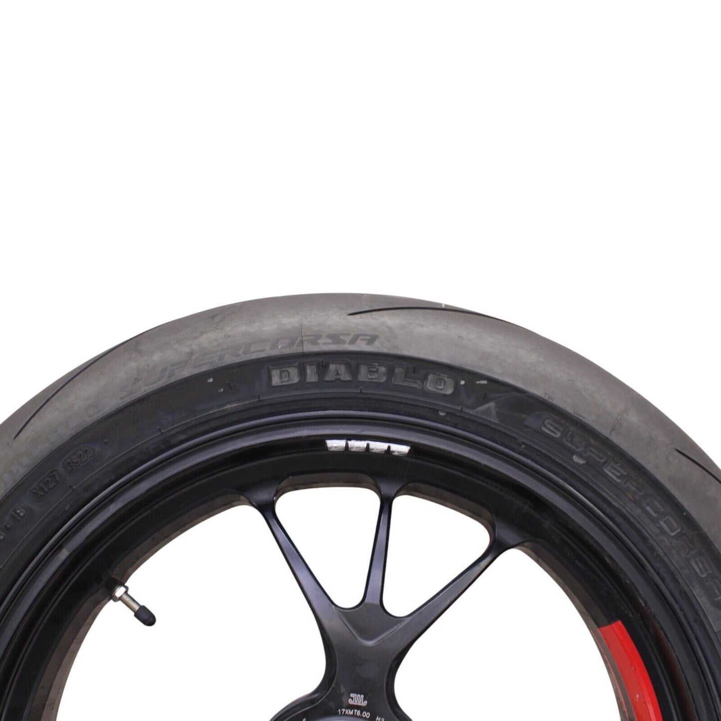 2018 - 2024 DUCATI PANIGALE V4 V4S REAR WHEEL MARCHESINI FORGED RIM BLACK TIRE