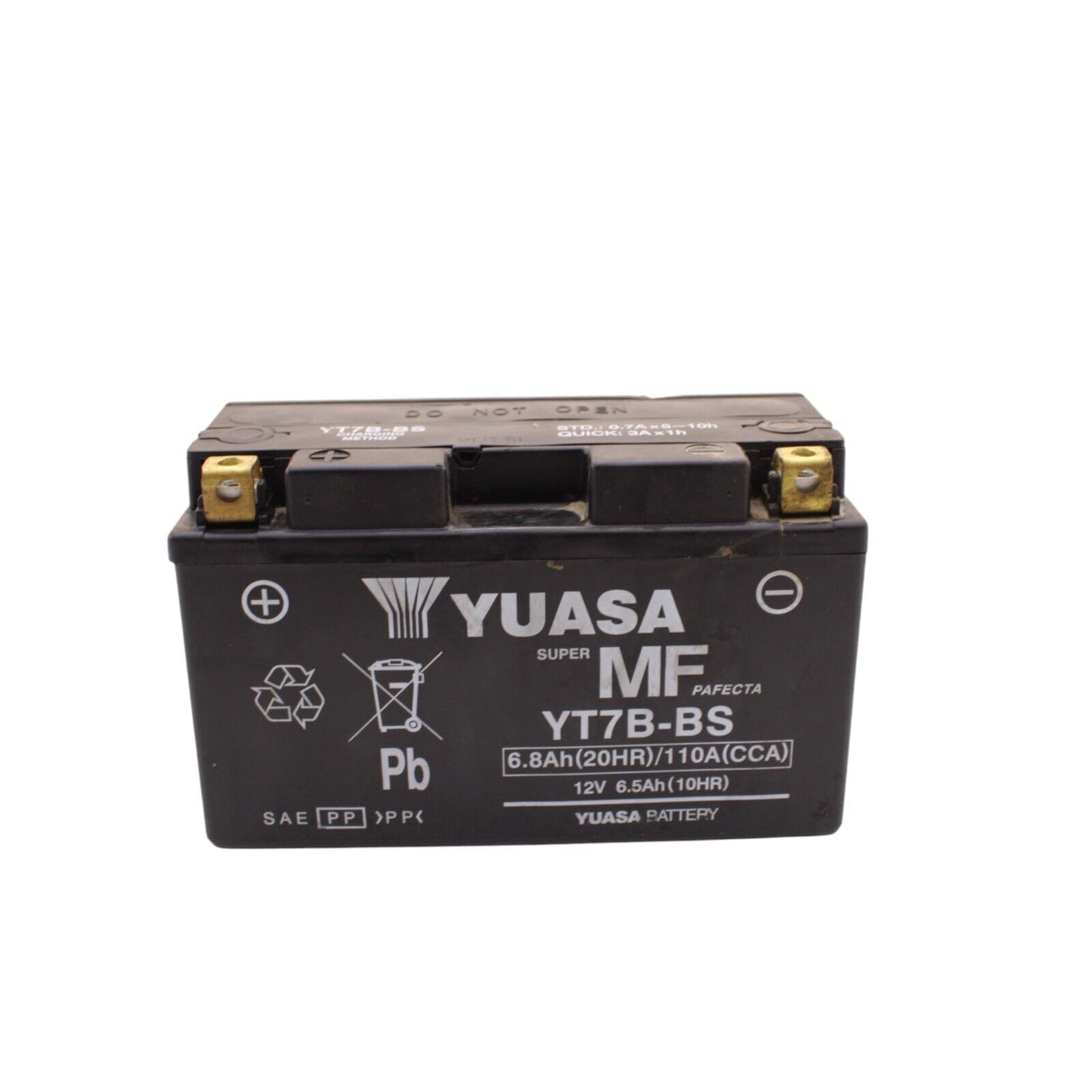 2006 - 2008 TRIUMPH DAYTONA 675 BATTERY YUASA MF YZ7B-BS