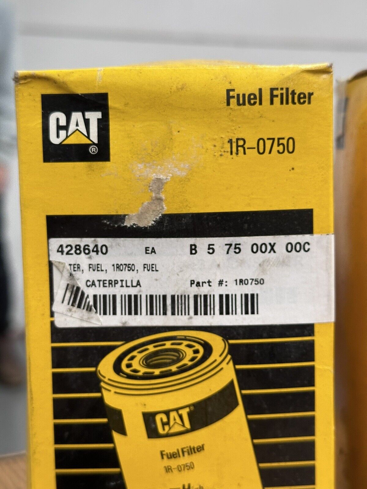 CAT 1R-0750 fuel filter sealed Duramax Genuine Caterpillar 1R0750 1r 0750 2 Pack