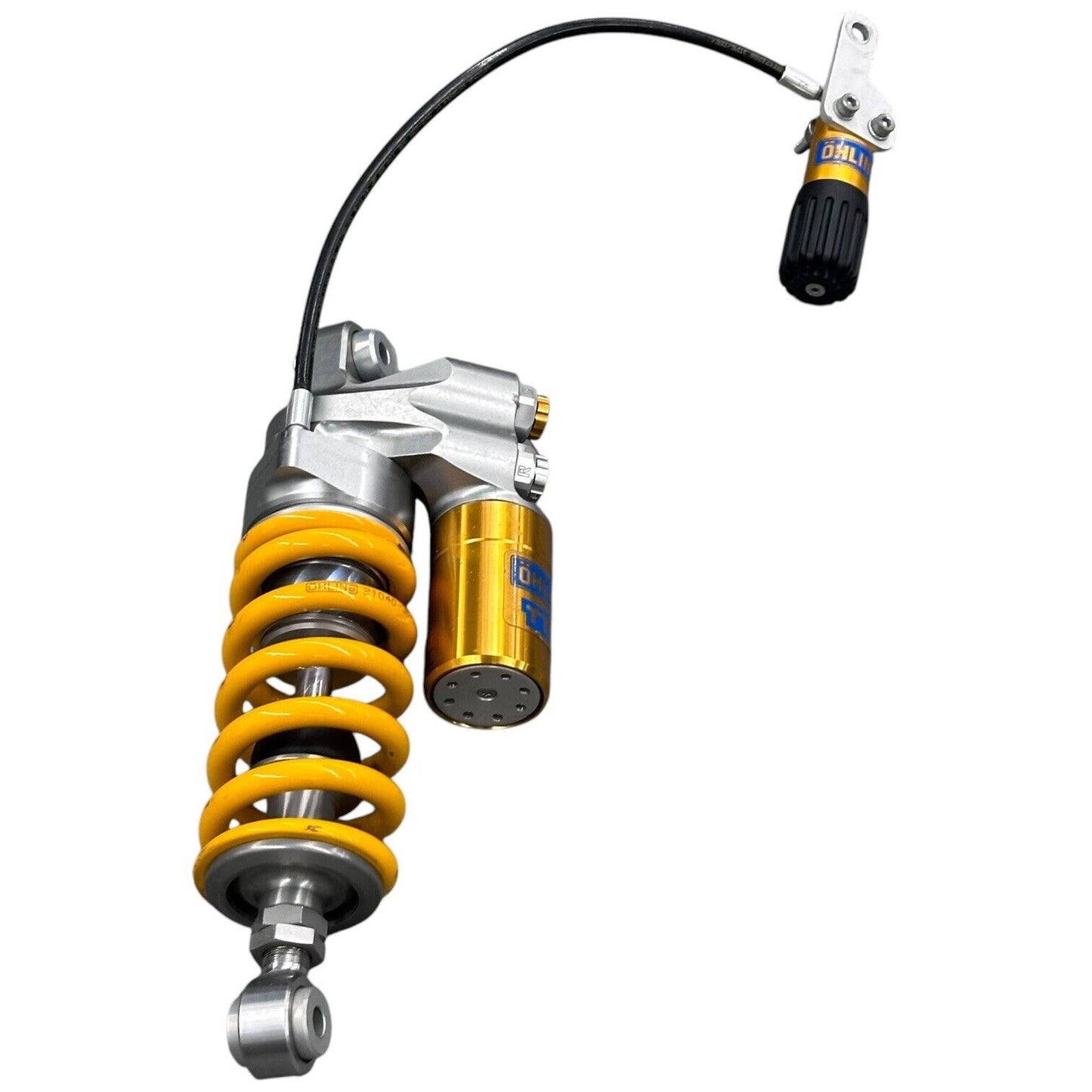 2016 - 2019 KAWASAKI NINJA ZX10R OHLINS REAR SHOCK YELLOW SPRING RESERVOIR