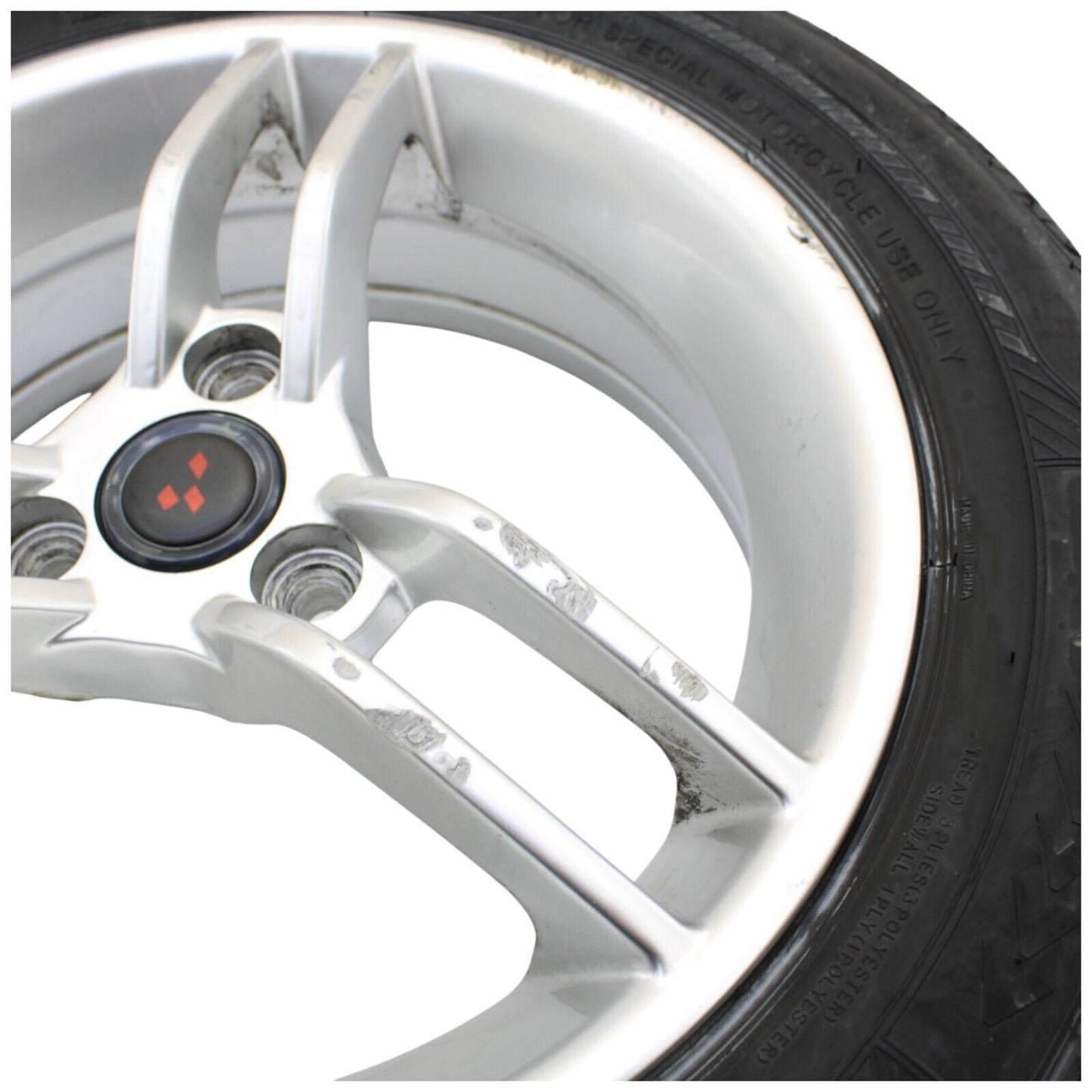 2008 - 2012 Can Am Spyder 990 FRONT WHEELS TIRE LEFT RIGHT STOCK SILVER