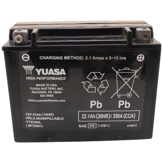 2008 - 2012 Can Am Spyder 990 Yuasa High Performance Maintenance Free Battery