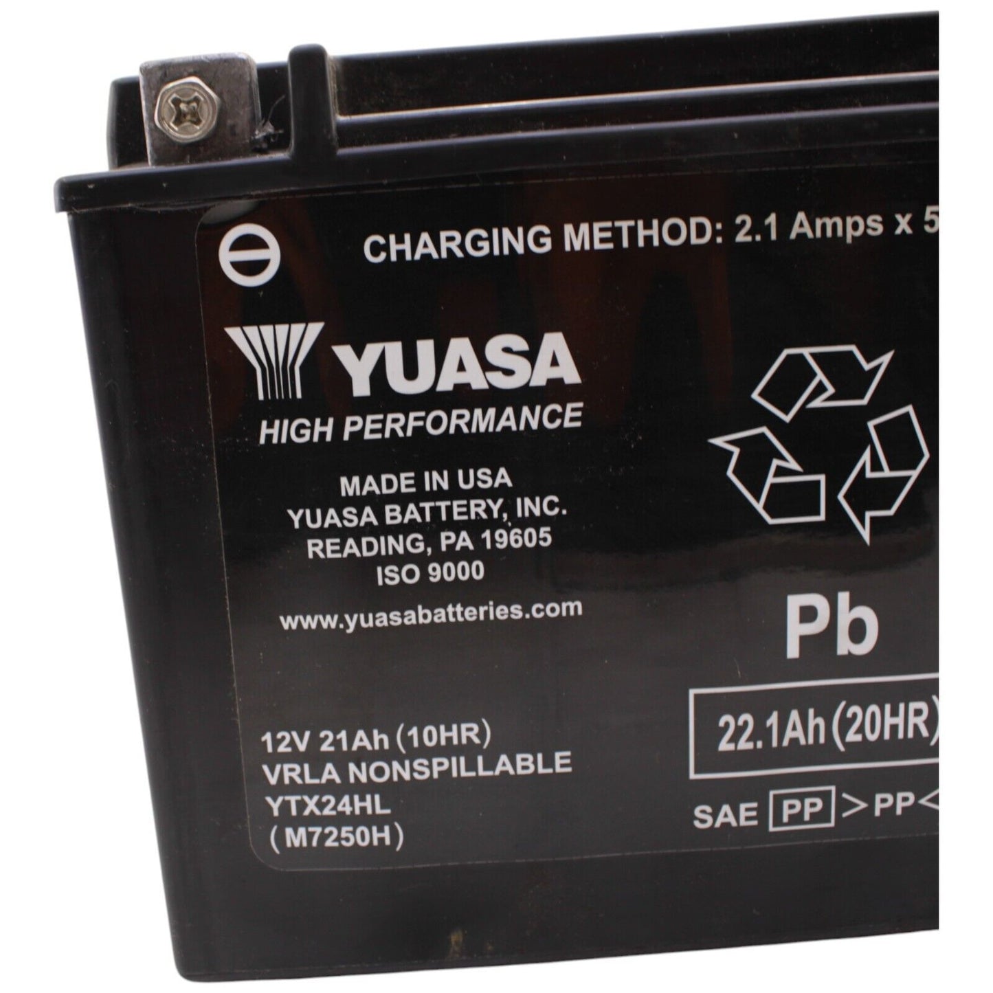 2008 - 2012 Can Am Spyder 990 Yuasa High Performance Maintenance Free Battery