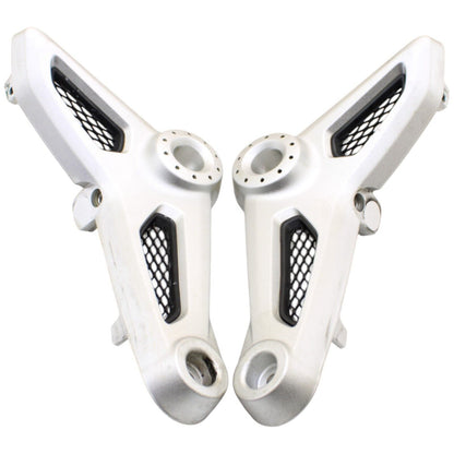 2017 - 2020 BMW R NINE T BRACKET SET Left Right Side Support Under Seat SILVER