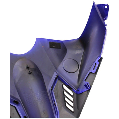 2015 - 2024 YAMAHA YZF R1 GAS TANK FAIRING FUEL COWL PLASTIC TRIM BLUE *CRACKED*