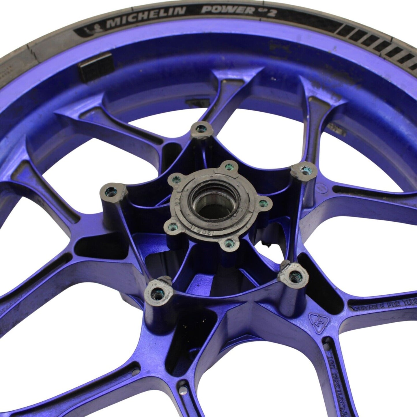 2015 - 2025 YAMAHA YZF R1 R1S R1M front wheel straight blue STOCK