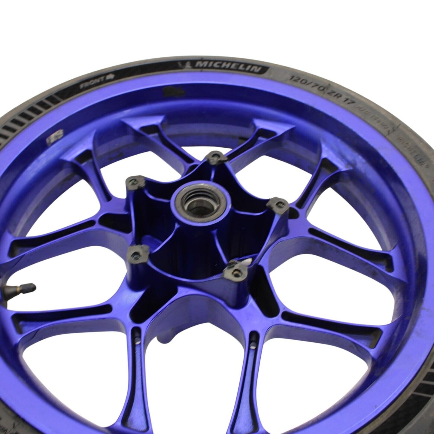 2015 - 2025 YAMAHA YZF R1 R1S R1M front wheel straight blue STOCK