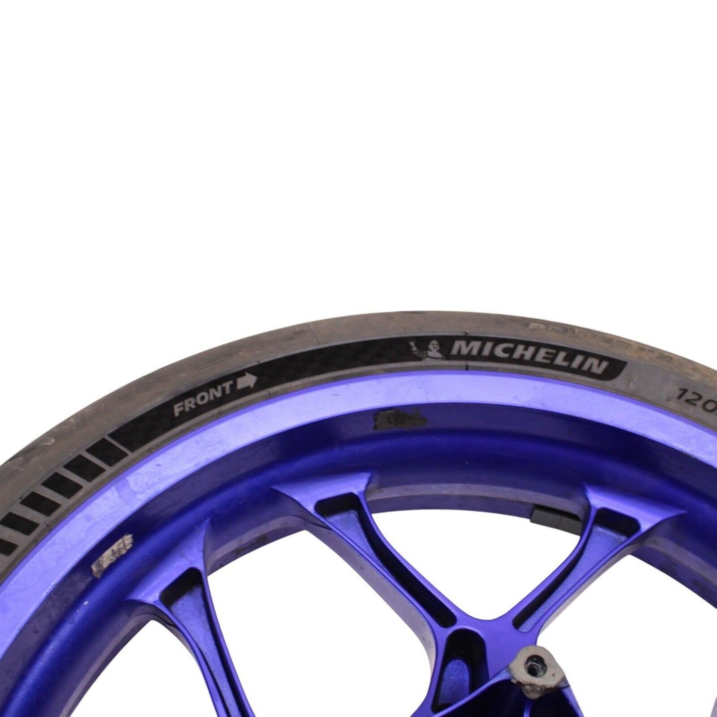 2015 - 2025 YAMAHA YZF R1 R1S R1M front wheel straight blue STOCK