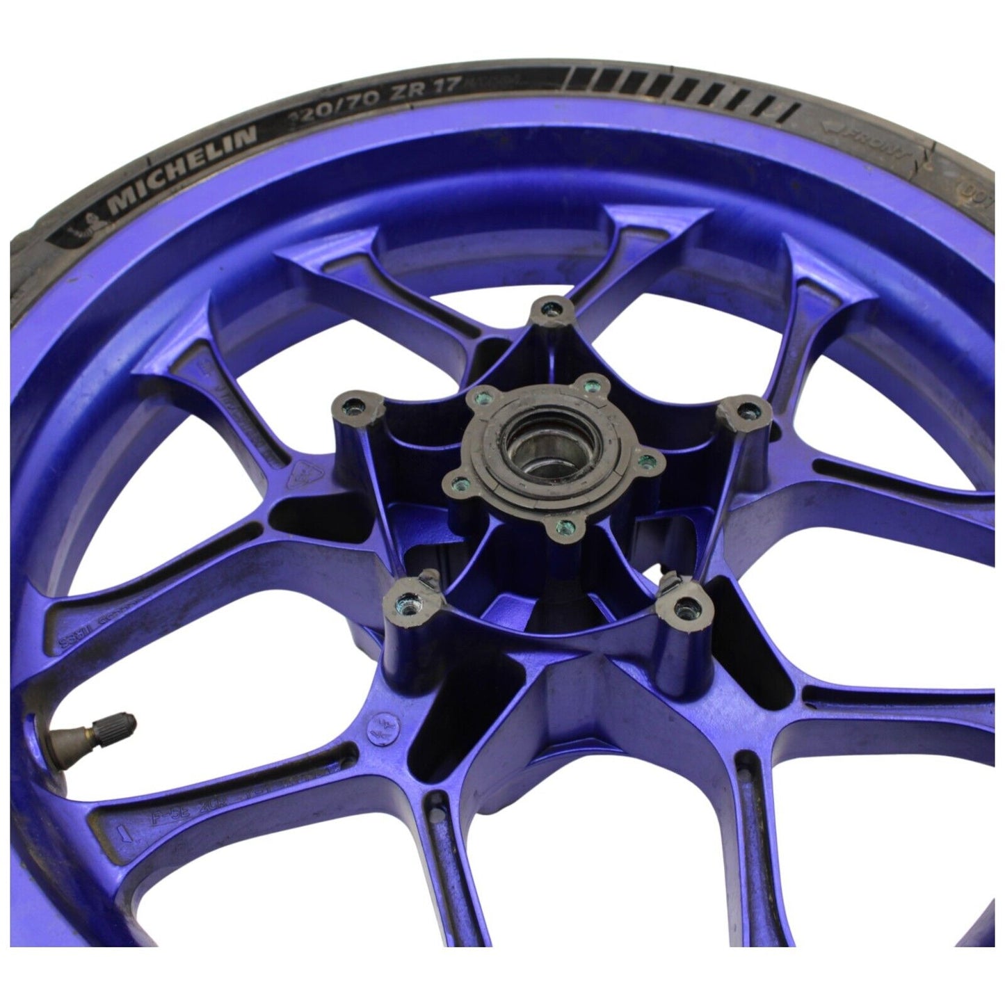 2015 - 2025 YAMAHA YZF R1 R1S R1M front wheel straight blue STOCK