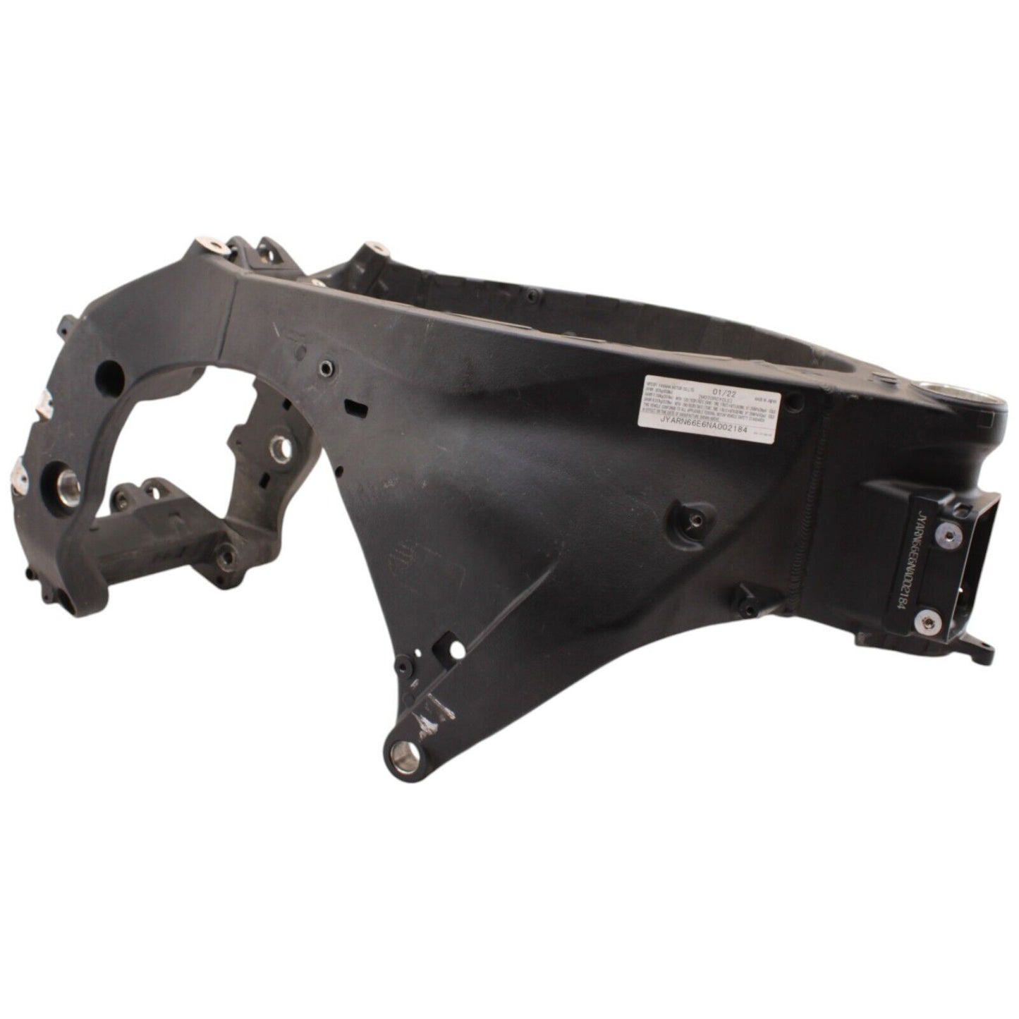 2020 - 2024 YAMAHA YZF R1 R1M FRAME CHASSIS BLACK STRAIGHT STOCK