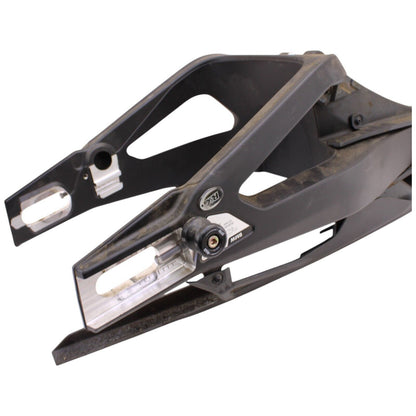 2020 - 2023 BMW S1000RR SWINGARM CHAIN GUIDE SWING ARM BACK SECTION BLACK STOCK