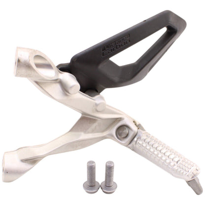 2020 - 2023 BMW S1000RR LEFT REARSET PEDAL PEG FOOTREST BRACKET SILVER GUARD OE