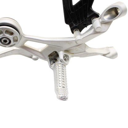2020 - 2024 BMW S1000RR RIGHT REARSET FOOT PEG BRAKE PEDAL BRACKET SILVER STOCK