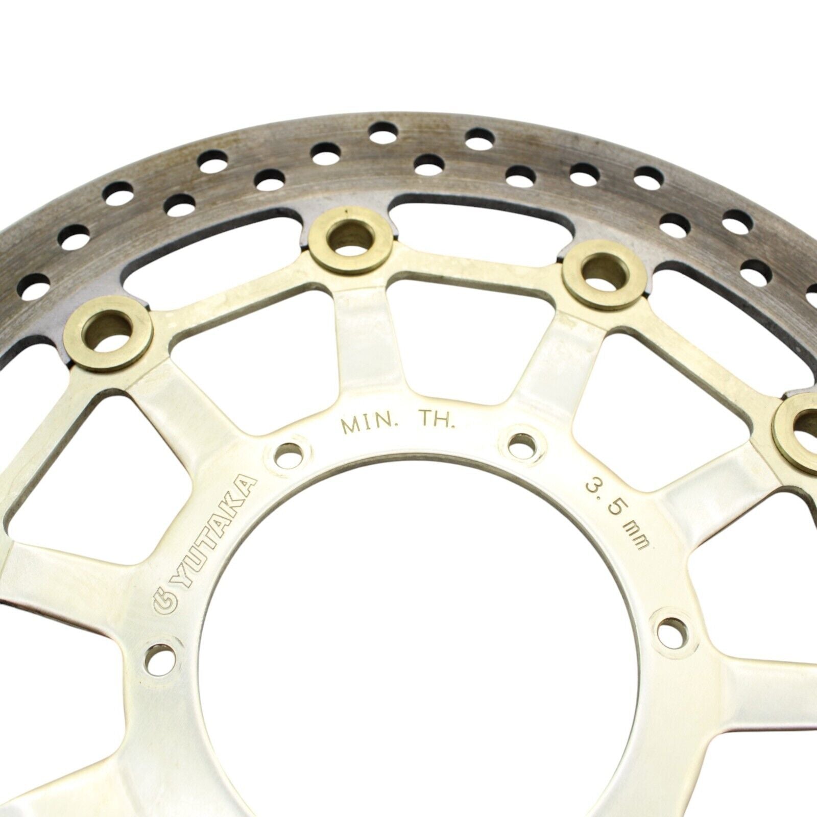 2013 - 2025 HONDA CBR600RR YUTAKA FRONT BRAKE ROTOR DISC SET GOLD
