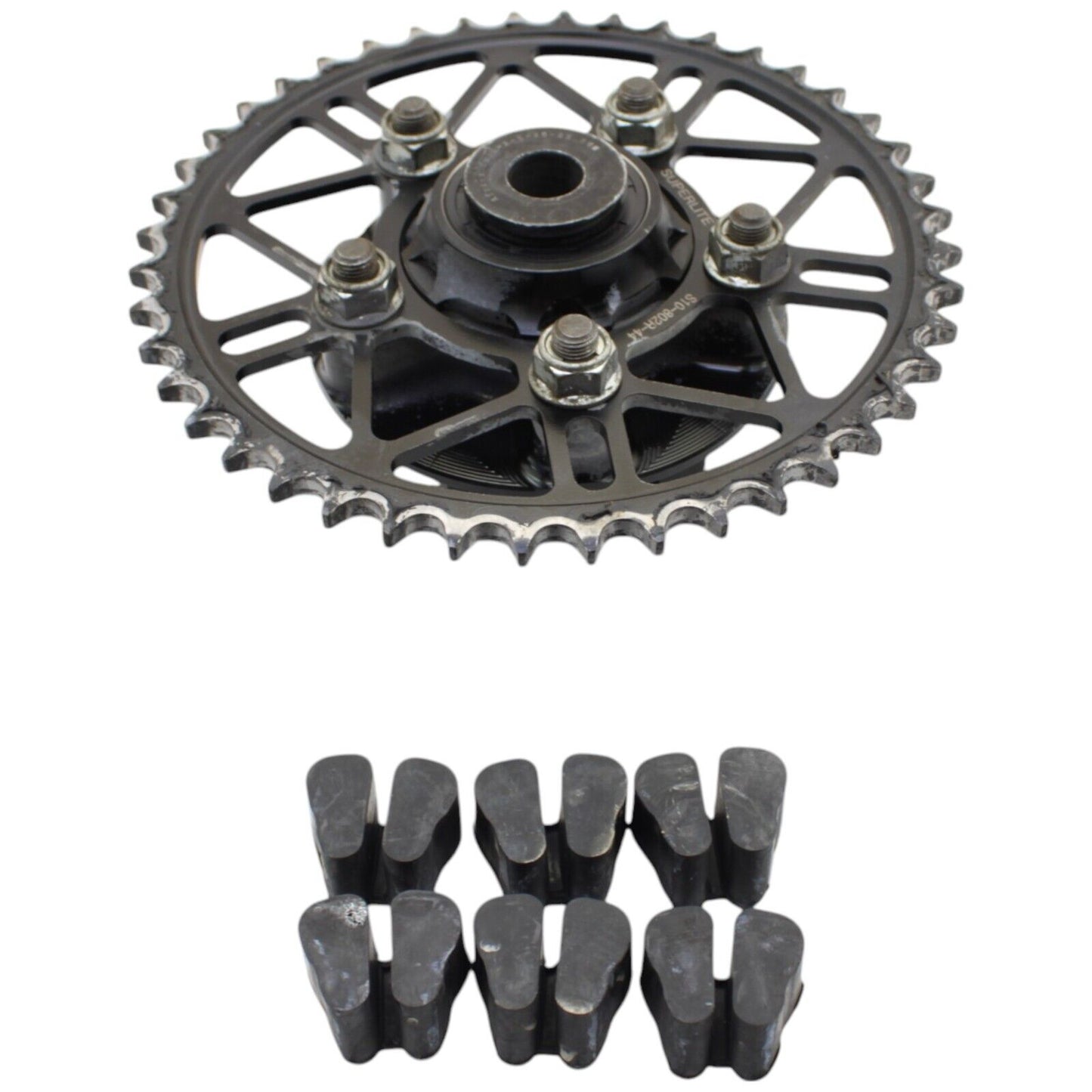 2017 - 2020 Honda CRF1000L REAR SPROCKET WHEEL HUB CARRIER BLACK CUSHIONS BLACK