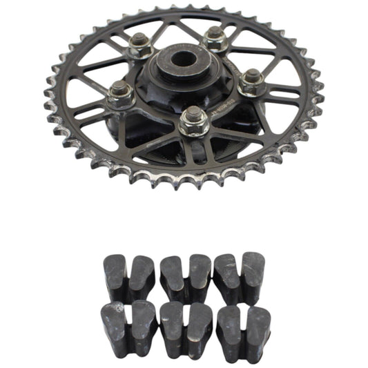 2017 - 2020 Honda CRF1000L REAR SPROCKET WHEEL HUB CARRIER BLACK CUSHIONS BLACK