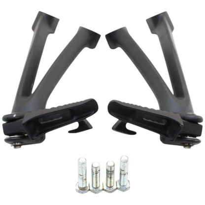 2006 2007 SUZUKI GSXR600 GSXR750 PASSENGER PEGS FOOT REST SET PAIR REAR BACK