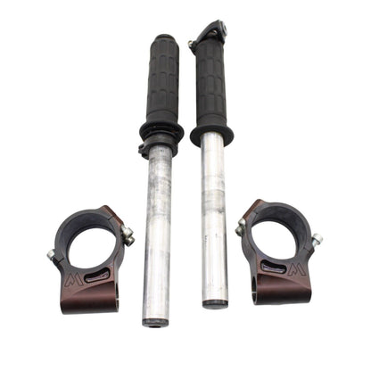 2006 2007 SUZUKI GSXR600 GSXR750 WOODCRAFT HANDLE BARS CLIP ON SET LEFT RIGHT