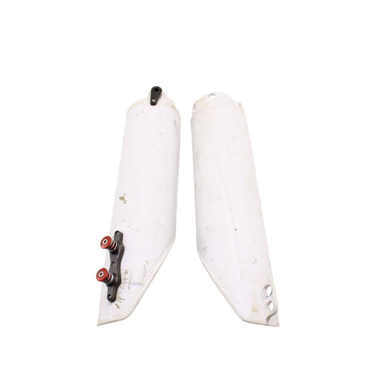 2007 Honda CRF 450R Front Left Right Fork Guards Shields Covers Carbon Fiber