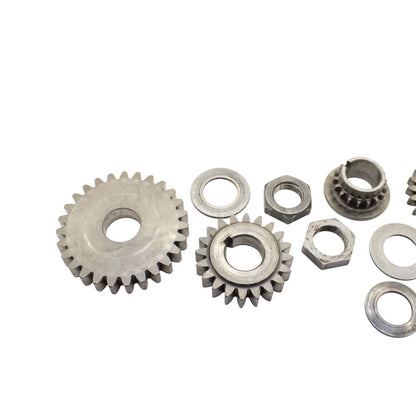 1990 - 1999 SUZUKI DR350 GEAR SET GEARS SILVER WASHER STOCK NUT