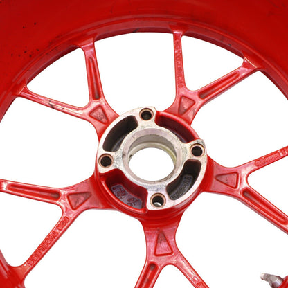 2020 - 2023 DUCATI PANIGALE V2 REAR RIM WHEEL RED * SLIGHT BEND*