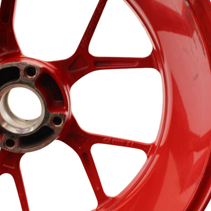 2020 - 2023 DUCATI PANIGALE V2 REAR RIM WHEEL RED * SLIGHT BEND*