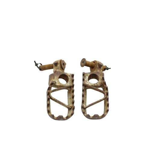 1992 - 1994 KAWASAKI KX125 FOOTREST FOOT PEGS STEP CONTROL LEFT RIGHT
